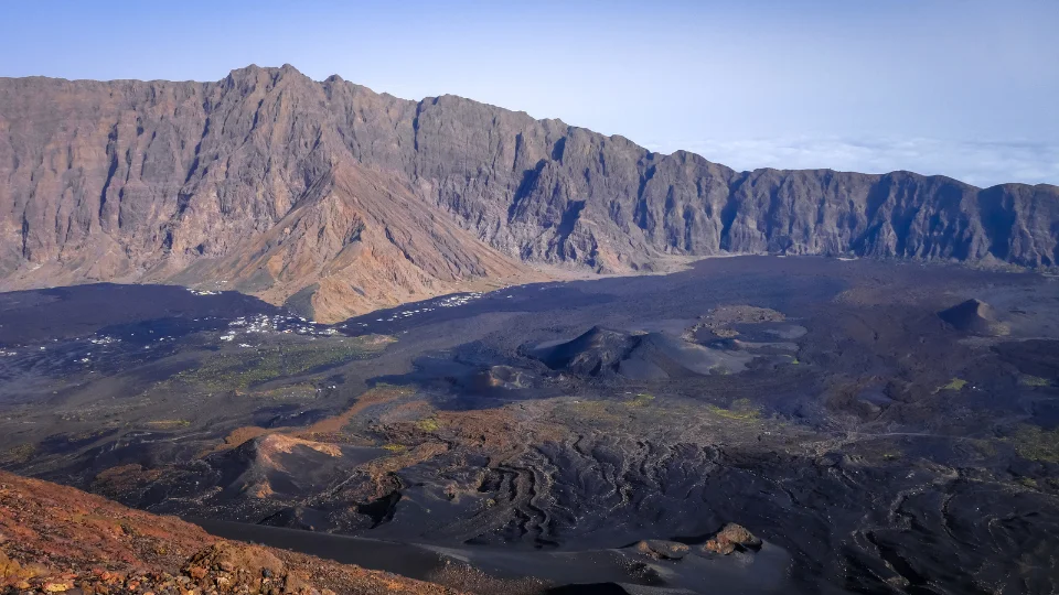 Scène de marché local sur l’île de Fogo au Cap-Vert
